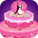 pastel de boda-juegos de niñas