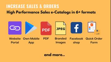 B2B Catalog Maker & Sales App Affiche