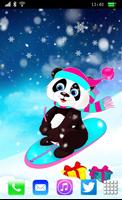 Cute Panda Live Wallpaper Affiche