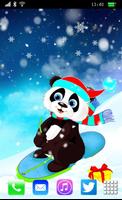 Cute Panda Live Wallpaper capture d'écran 1