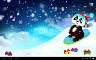 Cute Panda Live Wallpaper capture d'écran 3