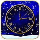 Horloge d'hiver live wallpaper icône