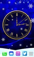 Winter Clock live wallpaper poster