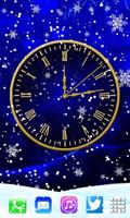 Winter Clock live wallpaper স্ক্রিনশট 1