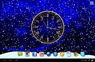 Winter Clock live wallpaper スクリーンショット 2