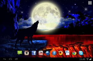 Wolf Magic live wallpaper capture d'écran 3