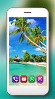 Beach Sea Palm โปสเตอร์