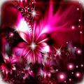 Fantasy Neon Flowers Wallpaper