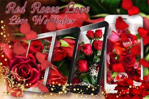 Poster Red Roses Love