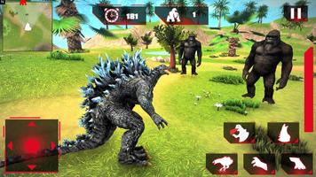 Kaiju Godzilla Smash Kong Game ảnh chụp màn hình 1