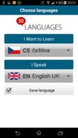 Learn Czech - 50 languages تصوير الشاشة 1