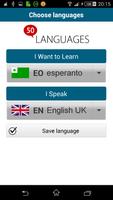 Learn Esperanto - 50 languages screenshot 1