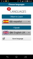 Learn Spanish - 50 languages ภาพหน้าจอ 1