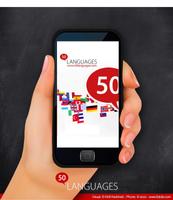 Croate 50 langues Affiche