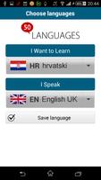 Learn Croatian - 50 languages screenshot 1