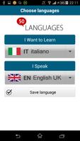 برنامه‌نما Learn Italian - 50 languages عکس از صفحه