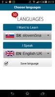 Learn Slovak - 50 languages الملصق