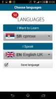 پوستر Learn Serbian - 50 languages