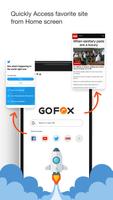 2 Schermata GoFox - Incognito Browser And Private Web Browser