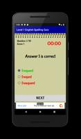 Level 1 English Spelling Quiz تصوير الشاشة 2