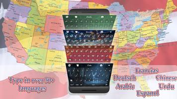 American Keyboard 2021 - US Vo الملصق