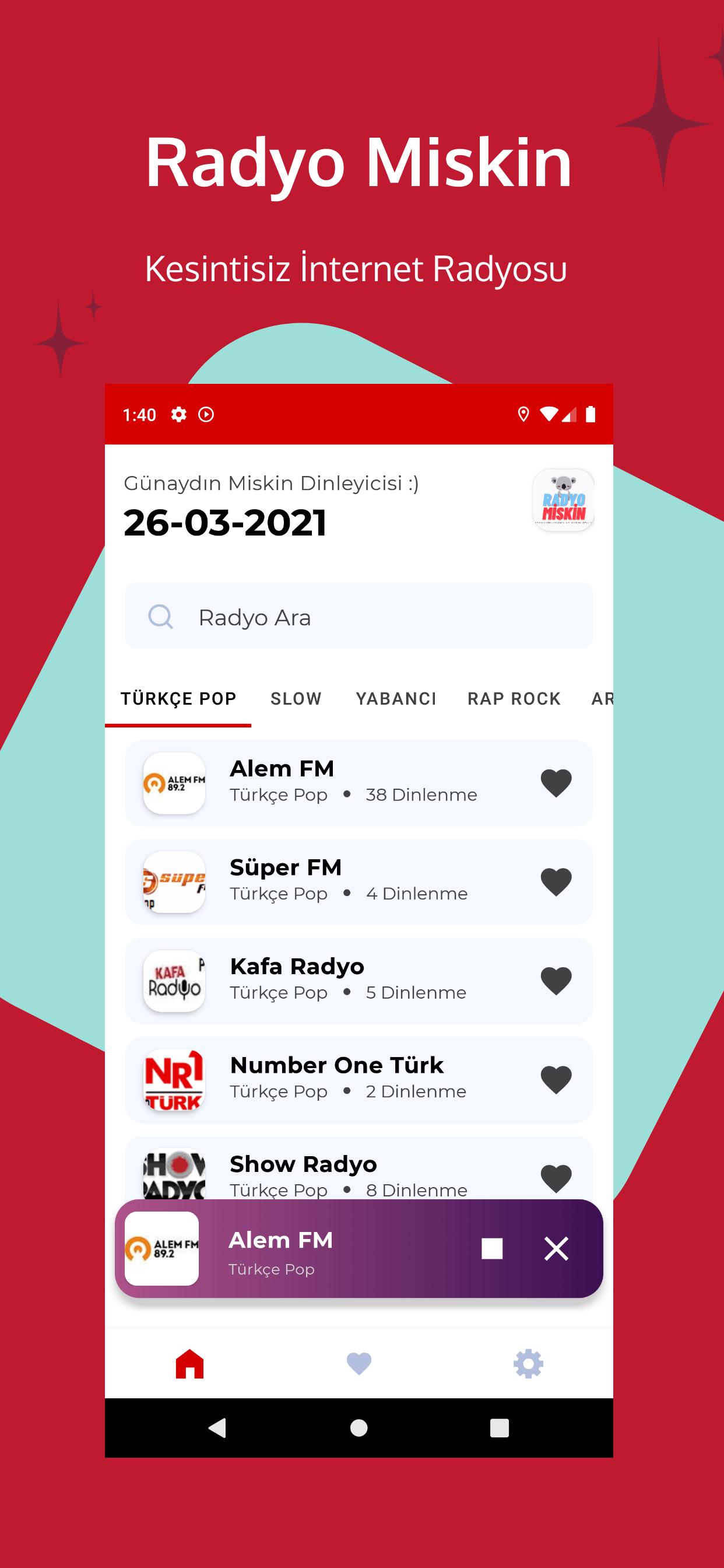 Radyo Dinle - Mobil Canlı Radyo - Müzik Dinle APK für Android herunterladen