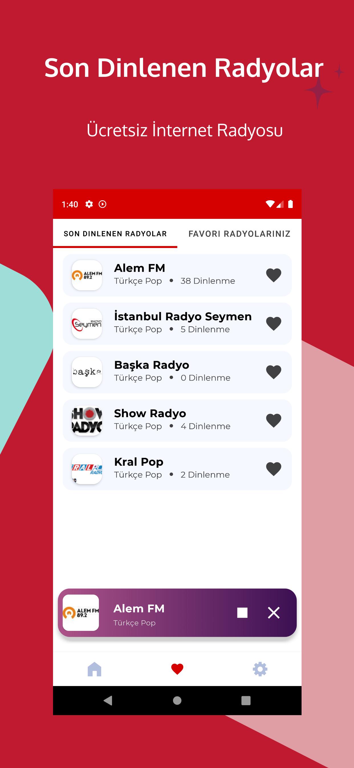 Radyo Dinle - Mobil Canlı Radyo - Müzik Dinle für Android - APK  herunterladen