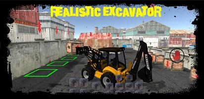 Excavator Dozer Simulator Game syot layar 1