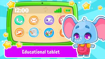 Babyphone & tablet: baby games پوسٹر