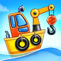 Game Island. Kids Games for Boys. Build House