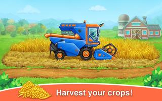 Farm land & Harvest Kids Games اسکرین شاٹ 3