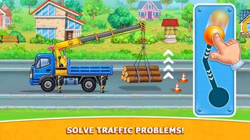 Kids Truck: City Builder Games স্ক্রিনশট 1