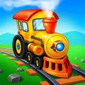 子供の幼稚園のための列車ゲームの学習
