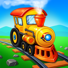 Train Games for Kids: station icon