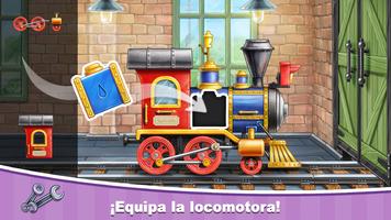 Juegos de trenes para niños Poster