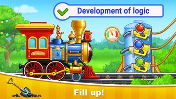 Train Games for Kids: station اسکرین شاٹ 1