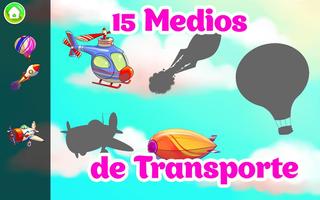 Aprender medios de transporte para niños y bebes captura de pantalla 2