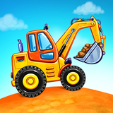 Jeux de camion - construction icône