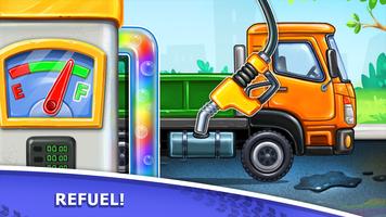 Truck games - build a house اسکرین شاٹ 1