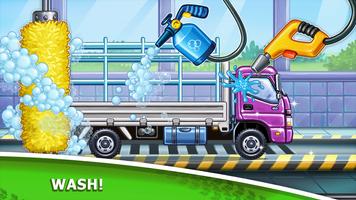 子供のためのトラックゲーム - 家屋 洗車 スクリーンショット 2