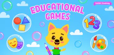 Jogos educativos de formas e cores para crianças