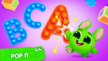 Alphabet ABC Spiele für Kinder Plakat