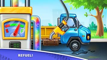 Kids truck games Build a house اسکرین شاٹ 2