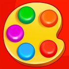 Colors games Learning for kids أيقونة