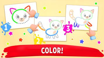 子供向けの塗り絵ゲーム スクリーンショット 2