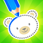 Baby drawing for kids - easy animal drawings icon