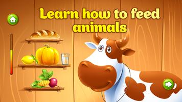 Kids Animal Farm Toddler Games اسکرین شاٹ 1