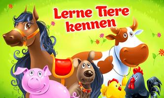 Tierfarm für Kinder Spiele 3 4 Plakat