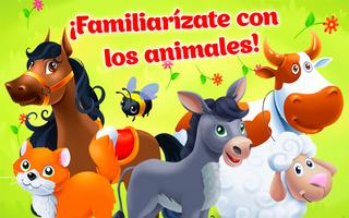 Granja de animales para niños Poster