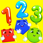 Numbers & Shapes Learning Game ไอคอน